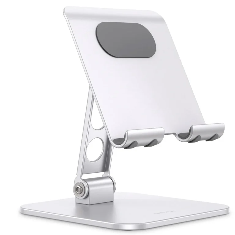Adjustable Aluminum Tablet Stand - realistic product image for Umar InfoTech Pakistan